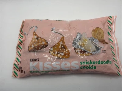 HERSHEY'S KISSES Snickerdoodle sabor biscoito, saco de doces de Natal, 9 oz - Imagem 1 de 3