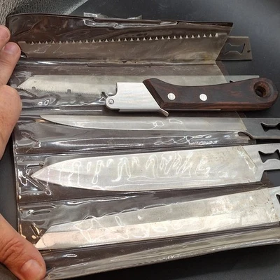 Kai Japan Cutlery 6 Vintage Interchangeable Knives Knife Set - Image 1 of 4