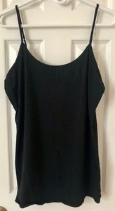 Old Navy schwarzes Camisole, Trägertop, verstellbare Träger, erste Schicht, XL - Bild 1 von 5