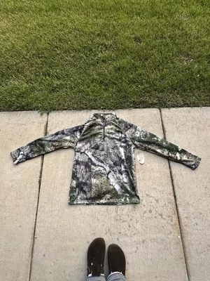 New Mossy Oak quarter zipSize medium#MossyOak #New #Vintage - Image 1 of 3