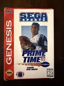 Prime Time NFL (Sega Genesis) CIB COMPLETE & TESTED - Picture 1 of 6