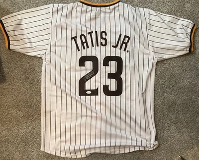 Fernando Tatis Jr Autographed Jersey JSA Certified - Image 1 of 2