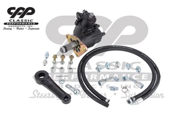 1953 54 55 56 Ford F100 serie CPP 400 kit de dirección asistida caja mangueras brazo Pitman Foto 1 de 4