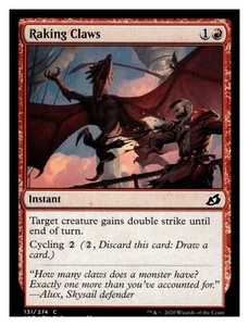 2020 Magic the Gathering #131 Raking Claws - Picture 1 of 2