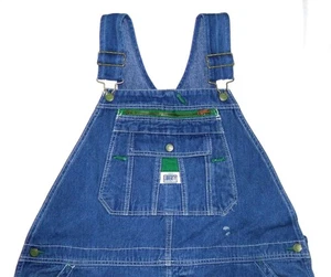 LIBERTY - Herren Vintage Latzhose 42"W x 32"L XXL 2XL Arbeitsoverall Blau Denim - Bild 1 von 7