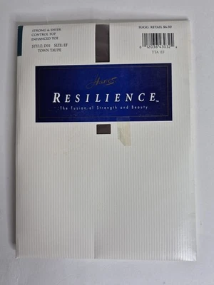 Parte superior de control de manguera Hanes Resilience talla EF punta mejorada Town Taupe 1995 de colección Foto 1 de 4