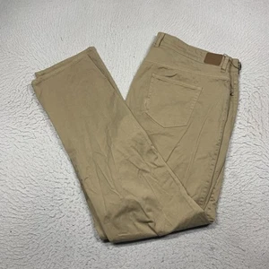 Pantaloni Peter Millar Ultimate in raso 5 tasche sabbia del deserto MF17B93 taglia 42X34 - Foto 1 di 18