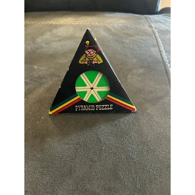 Vintage 1981 Tomy Pyraminx Pyramid Puzzle Triangle-NIB - image 1 of 3