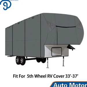 Fit For 33'-37' 5TH Wheel RV Motorhome Camper Storage Cover Waterprood Dustprood - Bild 1 von 18