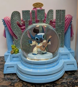 Disney Stitch Elvis Musical Schneekugel "Lilo & Stitch" Top Zustand *RAR - Bild 1 von 18