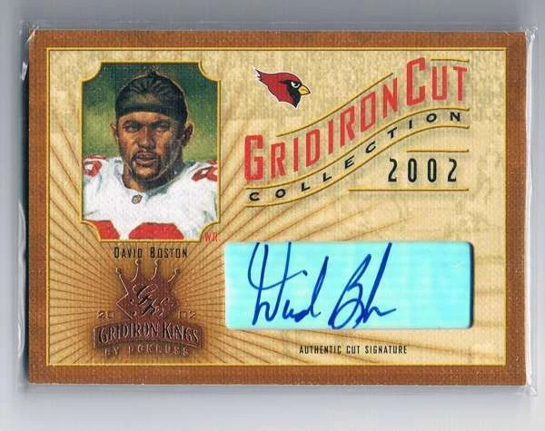 2002 Gridiron Kings Gridiron Cut Collection #GC25 David Boston Auto  - Image 1 of 1
