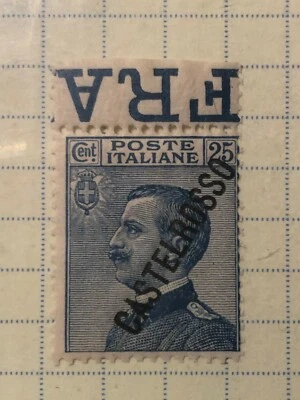 ITALY DODECANESE CASTELORIZO 1924  ITALIAN OCC. 25 c. SAS 18 cv $11 MNH #825 - Image 1 of 2