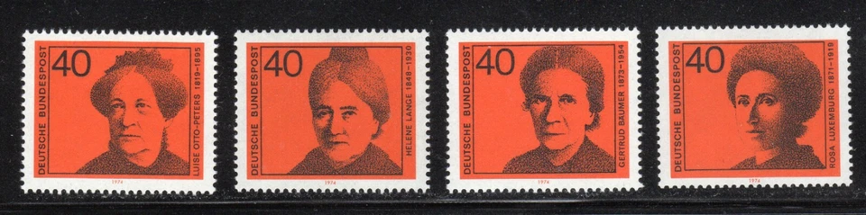 Germany 1974 SC# 1128 - 1131 - Four Different Stamps - M-NH Lot # 48 - Image 1 of 1