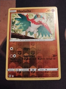 Hawlucha 098/195 Swsh12: Sword & Shield - Silver Tempest Reverse Holo-NM - Picture 1 of 2