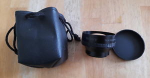 Sony VCL-R2037 Tele Conversion Lens X2.0 With Cap and Pouch