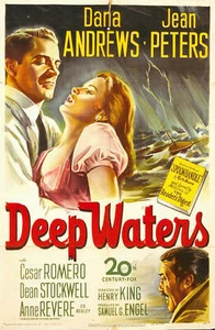 Deep Waters (1948) Vintage Movie Poster - 12x18 - Picture 1 of 1