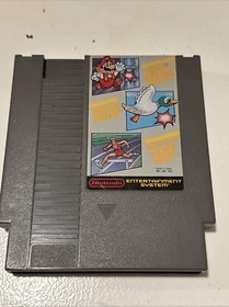 Nintendo NES Super Mario Bros Duck Hunt Track Meet  3 in 1 Game Nice Condition