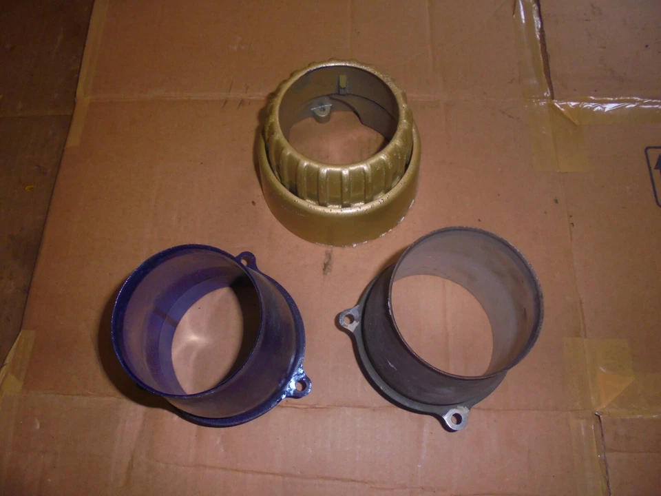 PORSCHE CARRERA GT 980 EXHAUST TAIL PIPE TIPS SURROUNDS COVERS - Изображение 1 из 4