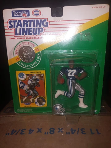 1991 Emmitt Smith Sarting Line Up Rookie Factory Sealed Cover