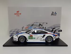 Model Car Spark Scale 1:18 Porsche 911 Gt The Mans 2019 Die Cast Modeling - Picture 1 of 12