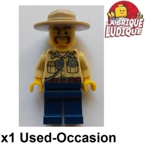 LEGO Personaggio Minifig City Polizia Ufficiale Forest Cappello cty0517a Usato - Imagen 1 de 1
