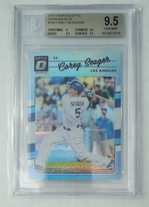 2017 Panini Donruss Optic Carolina Blue /50 Corey Seager #109