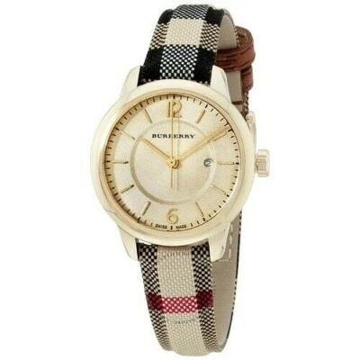 Brand New Burberry BU10104 The Classic Horse Ferry Gold Tone Steel Women's Watch - Image 1 of 2