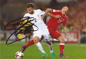 WALES & BIRMINGHAM: DAVID COTTERILL SIGNED 6x4 ACTION PHOTO+COA *EURO 2016* - Picture 1 of 1