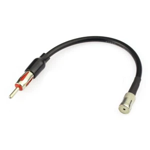 Bingfu Car Radio Antenna Adapter Car Stereo FM AM Antenna Adapter Cable ISO DIN - Picture 1 of 3