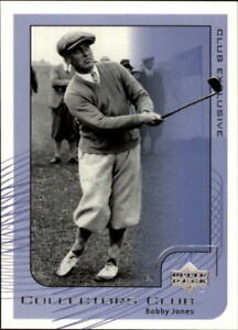 2002 Upper Deck Collector's Club Golf Card #PGA12 Bobby Jones