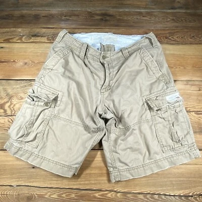 DENIM & SUPPLY Ralph Lauren Men Rugged Cargo Hiking Y2K Shorts 36 Gorpcore Khaki - Image 1 of 4