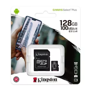 Kingston Micro SD Card HC XC Memory Card TF Class 10 32GB 64GB 128GB 256GB 512GB - Picture 1 of 120