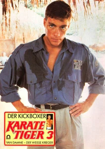 Karate Tiger 3 - Der Kickboxer ORIGINAL Aushangfoto Jean Claude Van Damme - Foto 1 di 1