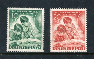 WEST BERLIN 1951 SG B80/81 Mounted Mint CV £79 - Picture 1 of 2