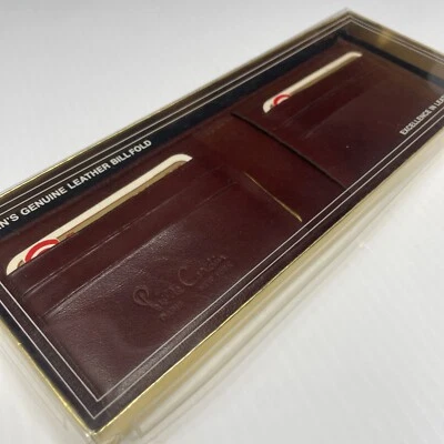 Vintage Pierre Cardin Men Brown Leather Bifold Wallet - Image 1 of 4