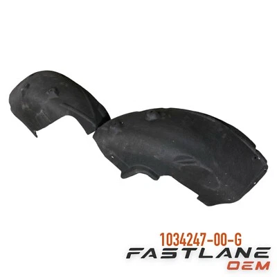 Tesla Model X 2016-2020 trasero izquierdo Splash Guad nuevo OEM 1034247-00-G Foto 1 de 4