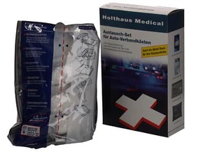 Holthaus Medical Kit Ricarica Borsa Medicazione DIN 13 164 per Auto Auto Pronto Soccorso - Foto 1 di 1