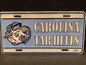North Carolina Tar Heels AUTOSCHILD Chrom KENNZEICHEN METALLSCHILD LKW - Bild 1 von 8
