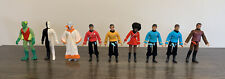 Vintage 1974 Mego Star Trek 8 Lot Of 9 Action Figures With Accessories & Aliens
