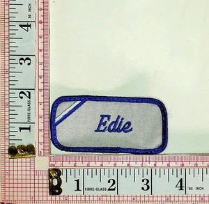 Edie Name Tag Uniform Patch Badge Applique Crest Logo Emblem - Picture 1 of 1