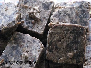  100 % afrikanisch-schwarz-Seife-Roh-Original-Bio-Natur-Handarbeit-in-Ghana  - Bild 1 von 7