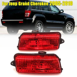 Luz antiniebla trasera parachoques 2 piezas lente roja para Jeep Grand Cherokee 2005-2010 - Imagen 1 de 8