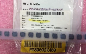 CDRH105RNP-4R7NC FIXED IND 4.7UH 6.1A 12.3 MOHM SMD 10 PIECES - Picture 1 of 1