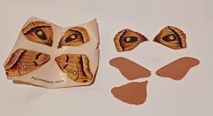 Aurora 1960s BUTTERFLIES OF THE WORLD Nature Model Kit series 2 parts lot - Picture 1 of 4