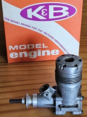 VINTAGE K&B 40 RC CL SEIZED ENGINE WITH BOX FROM ANOTHER MODEL AS IS GS18 - Image 1 of 4