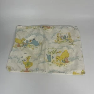 Vintage Sesame Street Nursery Big Bird Cookie Monster Pillow Case 15”x11” - Picture 1 of 8