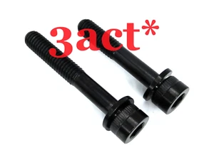 M6 x 34.4mm & 40.2mm Titanium/Ti Bolt w/ Washer Shimano 203mm Disc Brake Rotor - Picture 1 of 2