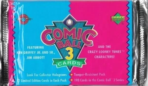 1992 Upper Deck Comic Ball 3 Series Trading Cards Sealed New Pack Looney Tunes - Picture 1 of 1