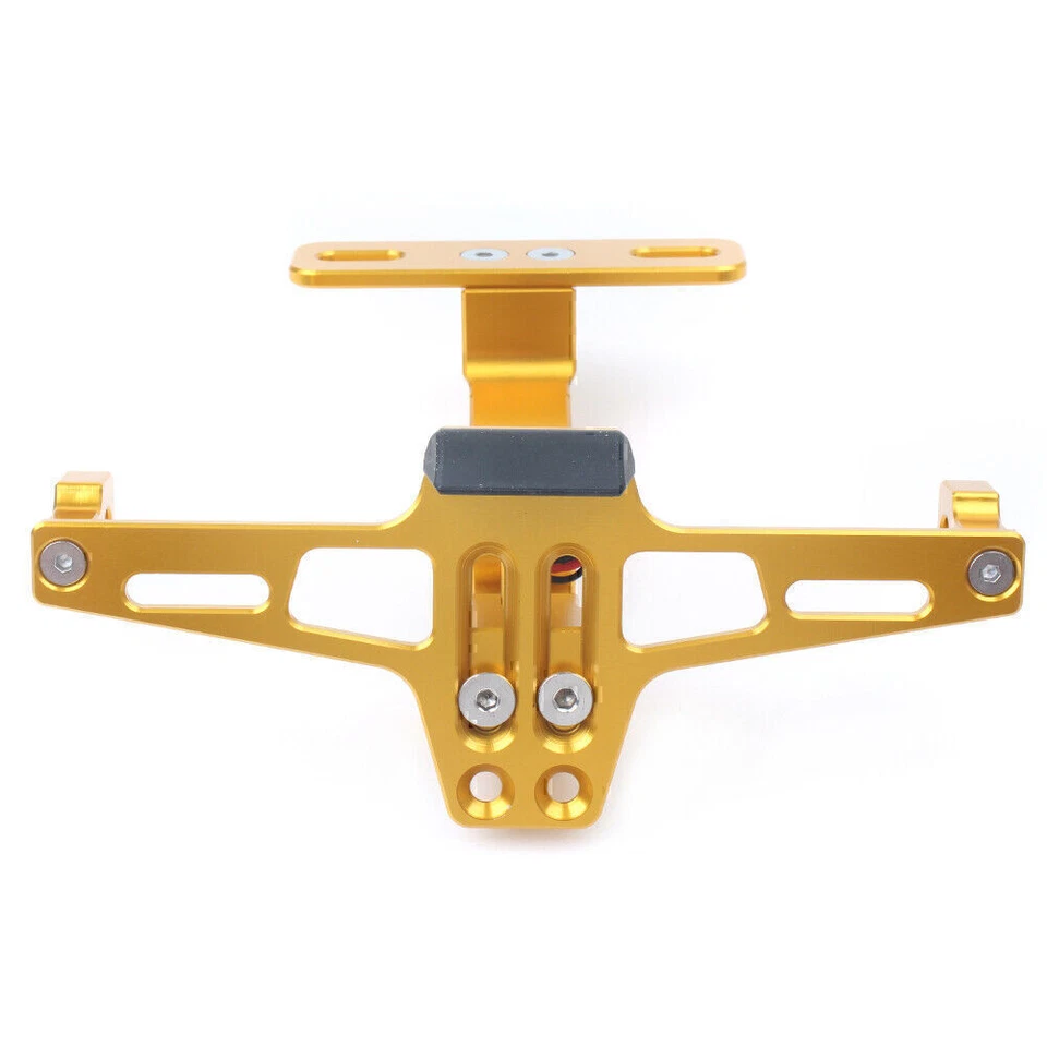 Universal License Plate Mount Bracket Fender Eliminator Fit Honda Yamaha Gold Foto 1 de 4