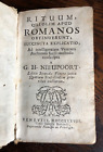 Nieupoort G.H.Rituum Chique Olim Apud Romanos Obtinuerunt Venezia 1738